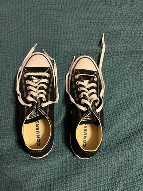 Converse Black and White Low Top Sneakers